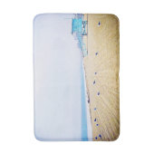 カリフォルニアビーチ海シーグルライフガードブース バスマット (正面縦)