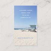 カリフォルニアビーチ-名刺 名刺 (裏面)