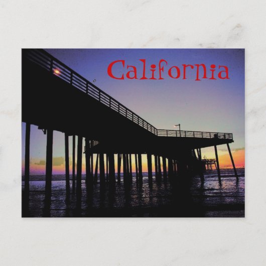 カリフォルニアピアはがき ポストカード (正面)