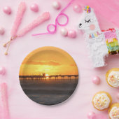 カリフォルニアピアアットサンセット ペーパープレート (パーティー)