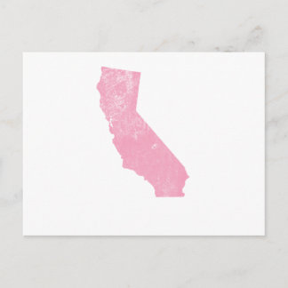 カリフォルニアピンクグランジヴィンテージ ポストカード
