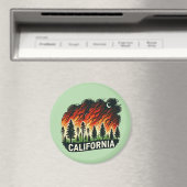カリフォルニアファイアキーチェーン マグネット (インサイチュ (食洗機))
