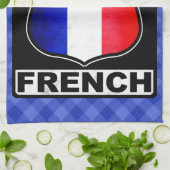 カリフォルニアフランスのアメリカ人 キッチンタオル (折り畳み)