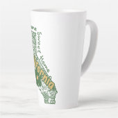 カリフォルニアフローラドードレス カフェラテマグ (右アングル)