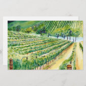 カリフォルニアブドウ文房具 便箋 (正面/裏面)