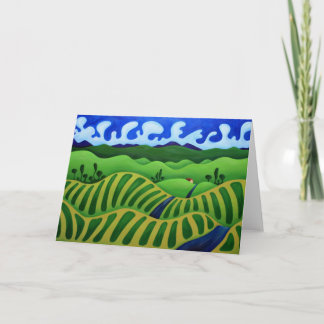 カリフォルニアブドウ畑 カード