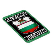 カリフォルニアブルガリア系アメリカフレキシマグネット マグネット (右側)