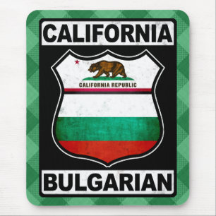 カリフォルニアブルガリア系アメリカンマウスマット マウスパッド