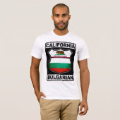 カリフォルニアブルガリア系アメリカ人 Tシャツ (正面フル)