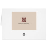 カリフォルニアブルージェイスバードサンキューカード (裏面横)