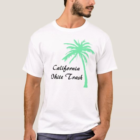カリフォルニアプアホワイト Tシャツ (正面)