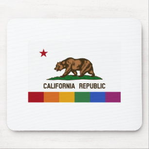 カリフォルニアプライドの旗- .PNG マウスパッド