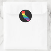 カリフォルニアプライドストライプの.. ラウンドシール (バッグ)