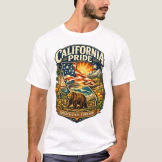 カリフォルニアプライド ゴールデンステートフォーエバーTシャツ Tシャツ