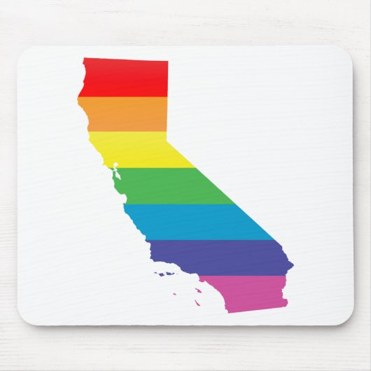 カリフォルニアプライド。 マウスパッド (正面)