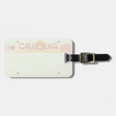 カリフォルニアプレートの荷物のラベル ラゲッジタグ (正面横)