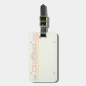 カリフォルニアプレートの荷物のラベル ラゲッジタグ (正面縦)