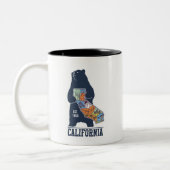 カリフォルニアベアゴールデンステ   ートマグ ツートーンマグカップ (左)