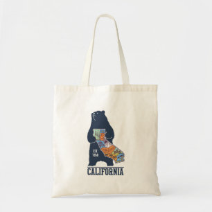 カリフォルニアベアゴールデン州Tシャツ トートバッグ