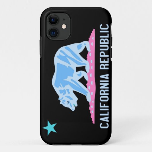 カリフォルニアベアフラグ共和国- iPhoneケース Case-Mate iPhoneケース (裏面)