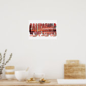 カリフォルニアベアーポスター ポスター (キッチン)