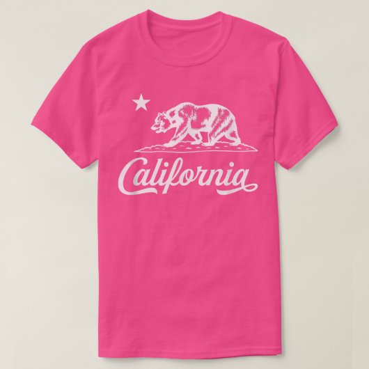 カリフォルニアベア州サイドギフト Tシャツ (デザイン正面)