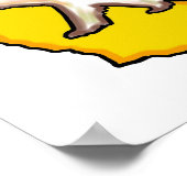 カリフォルニアベア州シンボルウォールポスター ポスター (角)