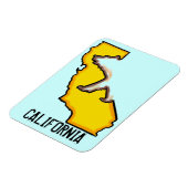 カリフォルニアベア州シンボル土産マグネット マグネット (左側)