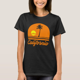 カリフォルニアベクミニマルトルデザイン Tシャツ