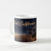 カリフォルニアホテルの砂漠の夜の謎マグ コーヒーマグカップ (正面左)