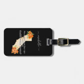 カリフォルニアホームカスタム文字とカラー  ラゲッジタグ (正面横)