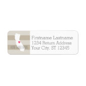 カリフォルニアホーム州ラヴカスタムィズハート ラベル (正面)