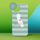 カリフォルニアホーム州ラヴカスタムィズハート Case-Mate iPhoneケース