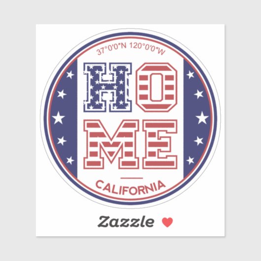 カリフォルニアホーム シール (シート)