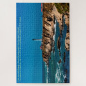 カリフォルニアポイントアリーナライトハウス ジグソーパズル (縦)