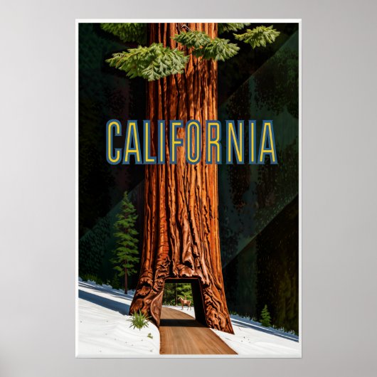 カリフォルニアポスター ポスター (正面)
