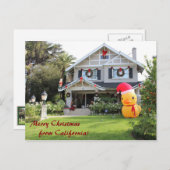 カリフォルニアポストカードからのメリークリスマス! シーズンポストカード (正面/裏面)