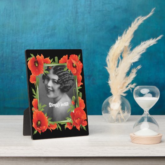 カリフォルニアポピズアートフレームプラーク フォトプラーク (側面)