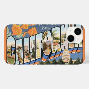 カリフォルニアポピーからのご挨拶 ヴィンテージトラベル Case-Mate iPhone 14ケース