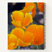 カリフォルニアポピーかわいらしズと引用文スケッチ ノートブック (裏面)