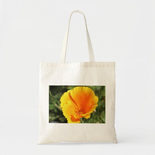 カリフォルニアポピーの花 トートバッグ (正面)