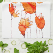 カリフォルニアポピーカラフルズキッチンタオル キッチンタオル (折り畳み)