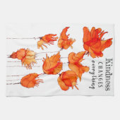 カリフォルニアポピーカラフルズキッチンタオル キッチンタオル (横)