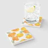 カリフォルニアポピーストーンコースター ストーンコースター (横)