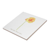 カリフォルニアポピーストーンコースター タイル (側面)