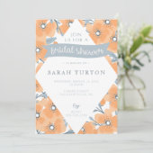 カリフォルニアポピーズブライダルシャワー 招待状 (スタンド正面)