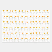 カリフォルニアポピーズラッピング紙シート ラッピングペーパーシート (正面2)