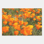 カリフォルニアポピーズラッピング紙シート ラッピングペーパーシート (正面2)