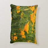 カリフォルニアポピーパッチ写真 アクセントクッション (裏面(縦))