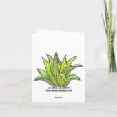 カリフォルニアポピー畑 カード (裏面)